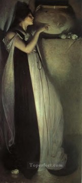 イザベラとバジルの壺 ジョン・ホワイト・アレクサンダー Oil Paintings